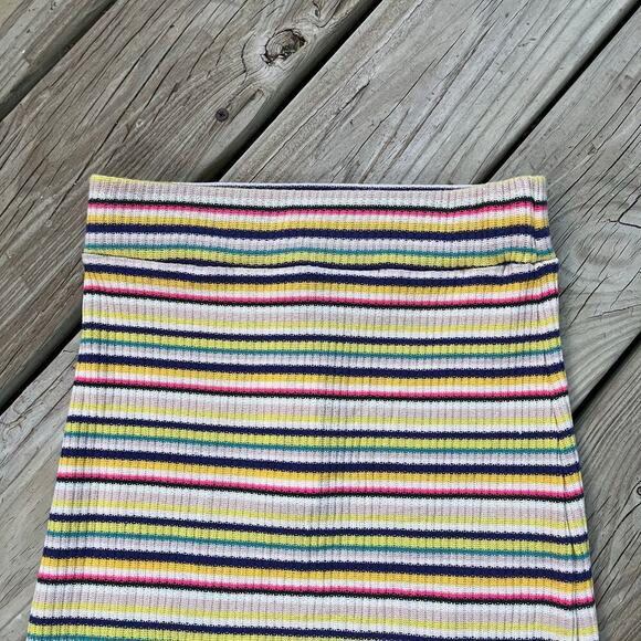 Buffalo David Bitton Colorful Striped Knit Midi Skirt Size S. NEW - Picture 3 of 9